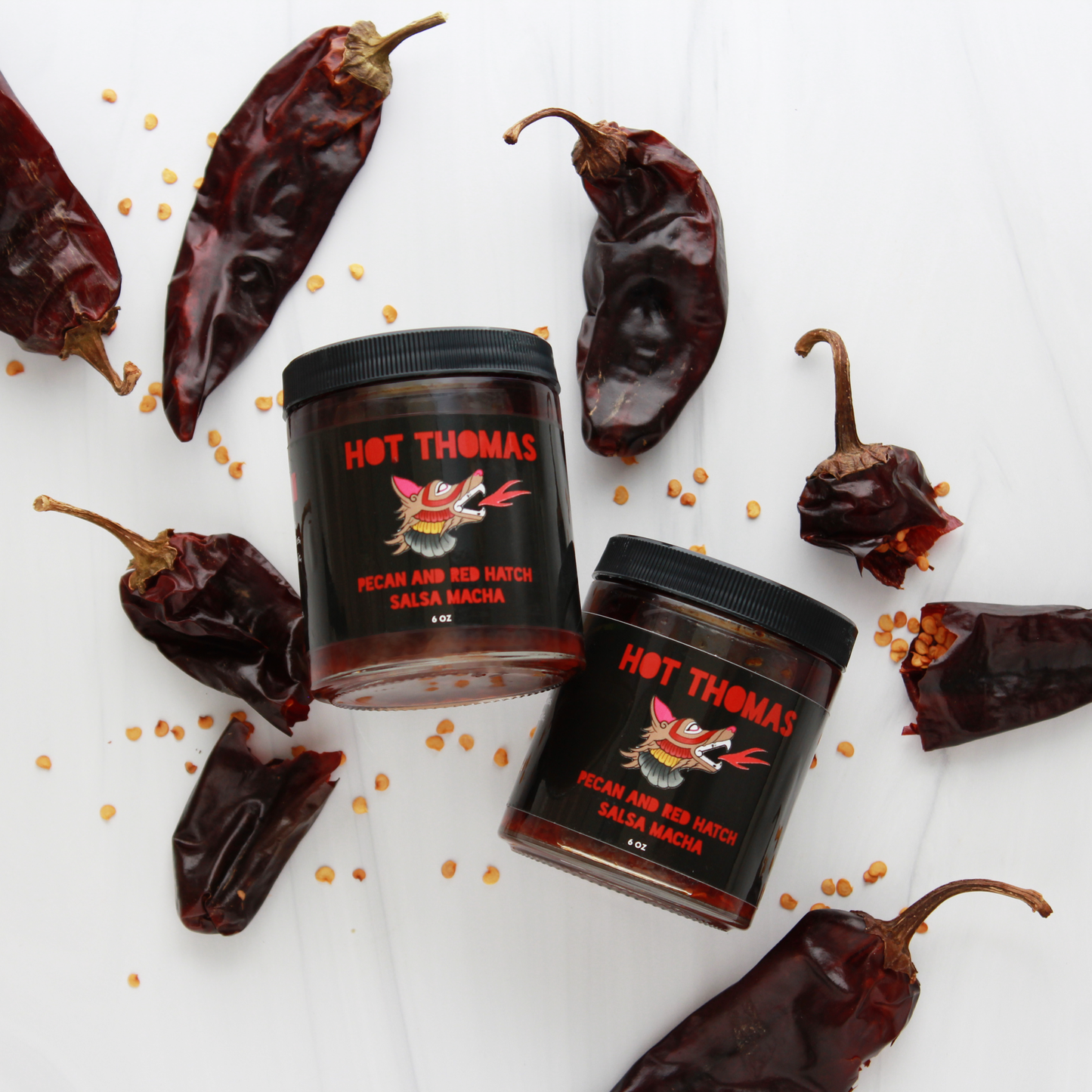 Pecan and Red Hatch Salsa Macha