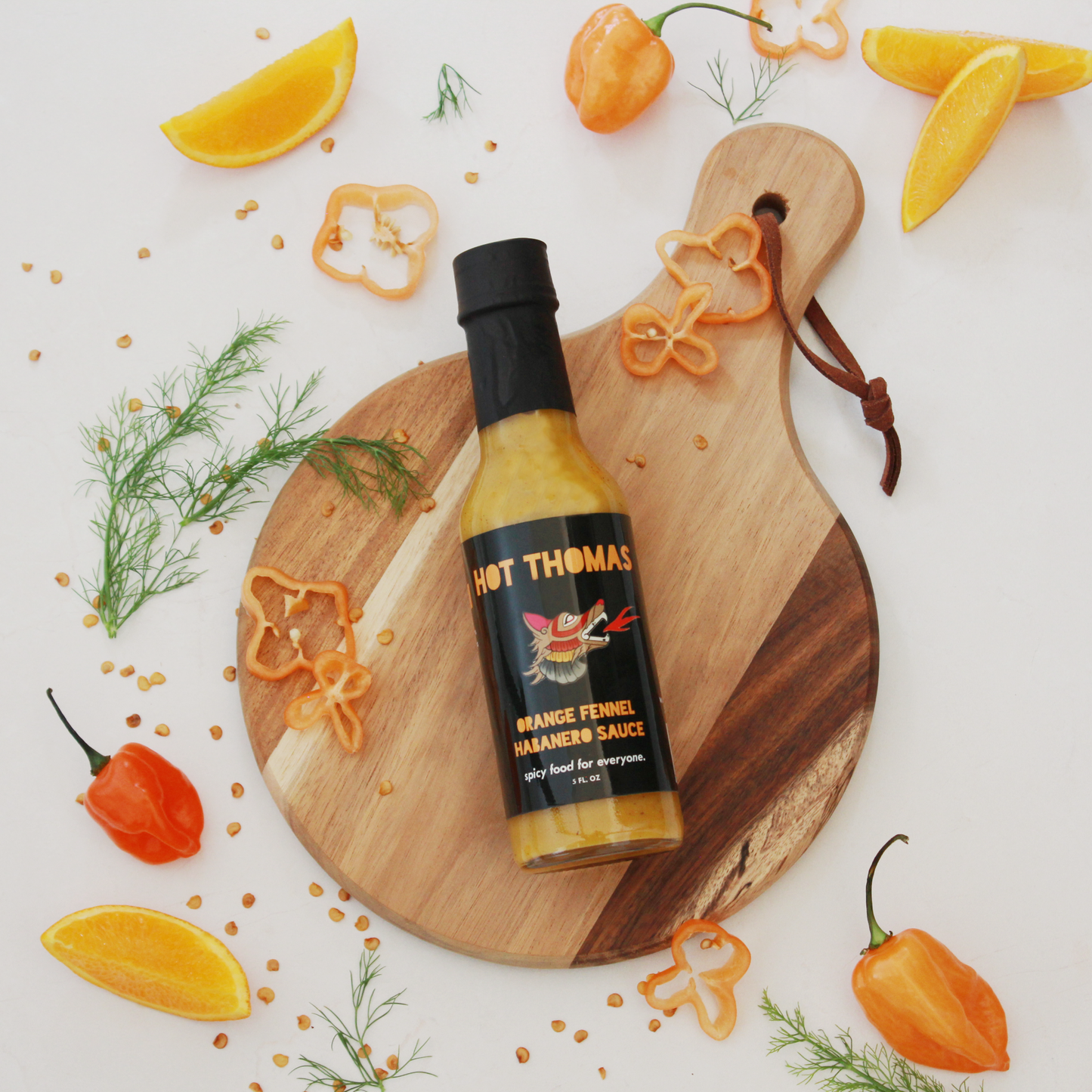 Orange Fennel Habanero Sauce